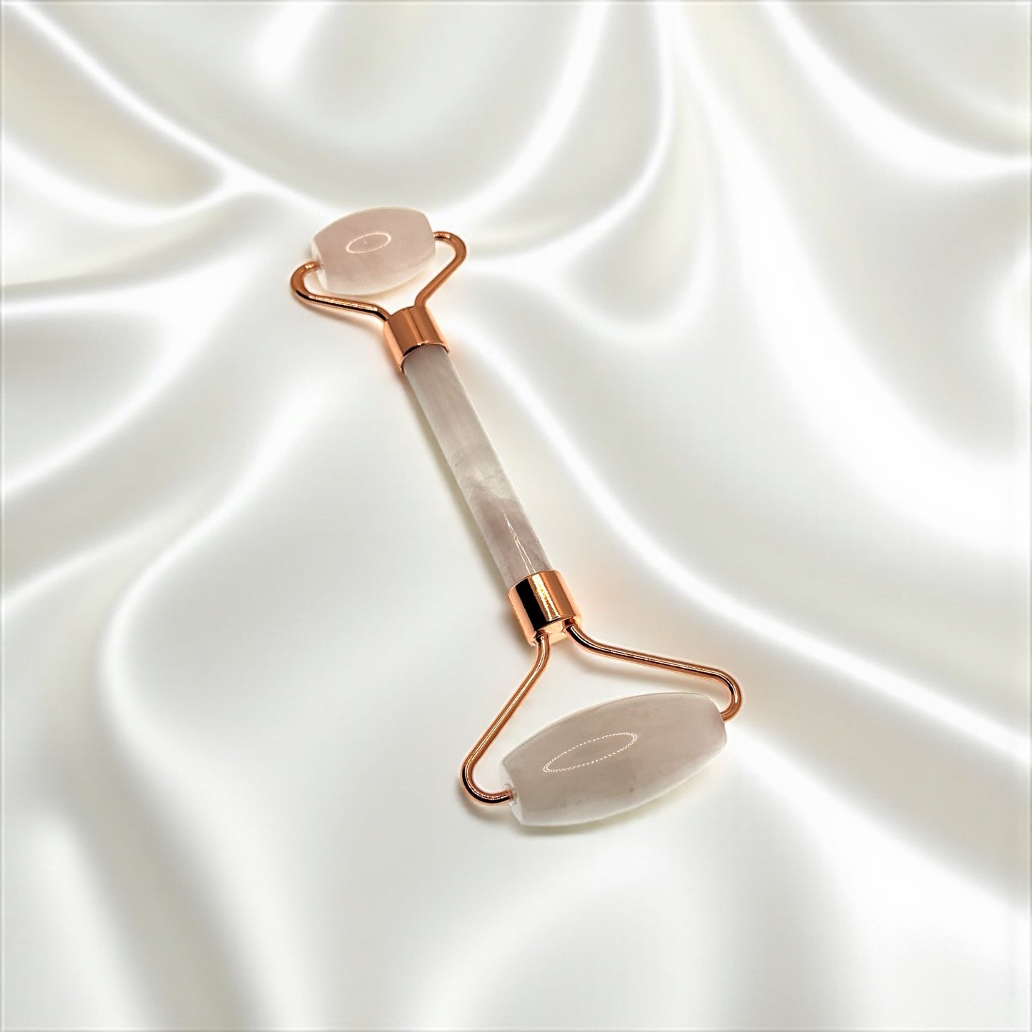 🌸 Rosenquarz Gesichtsroller – Selbstliebe & Glow