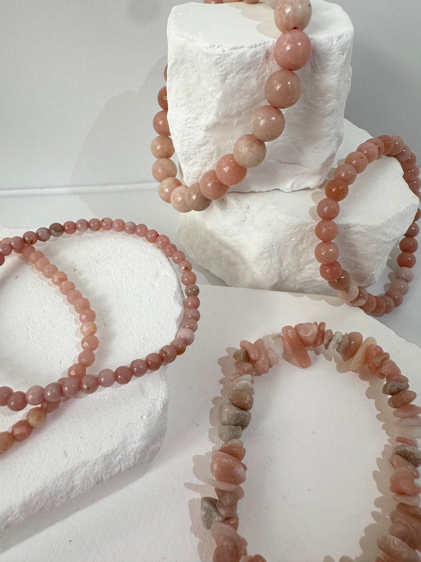 Pinker Opal Armband – „Wenn dein Herz Heilung braucht und du dich mit liebevoller Selbstannahme umhüllen möchtest“