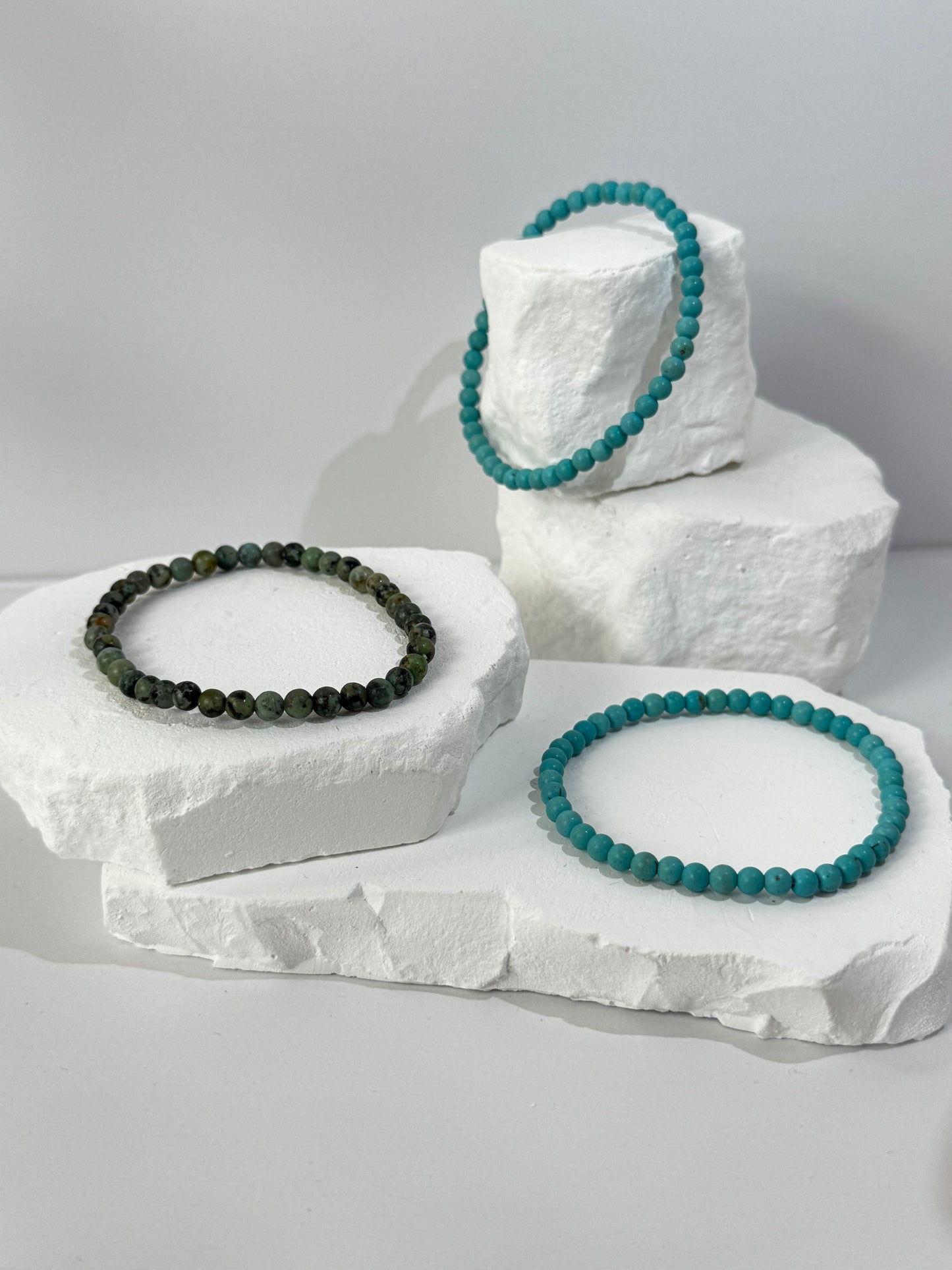 Turquoise Bracelet (Dyed Howlite) – “When you want to speak your truth and remain calm inside”