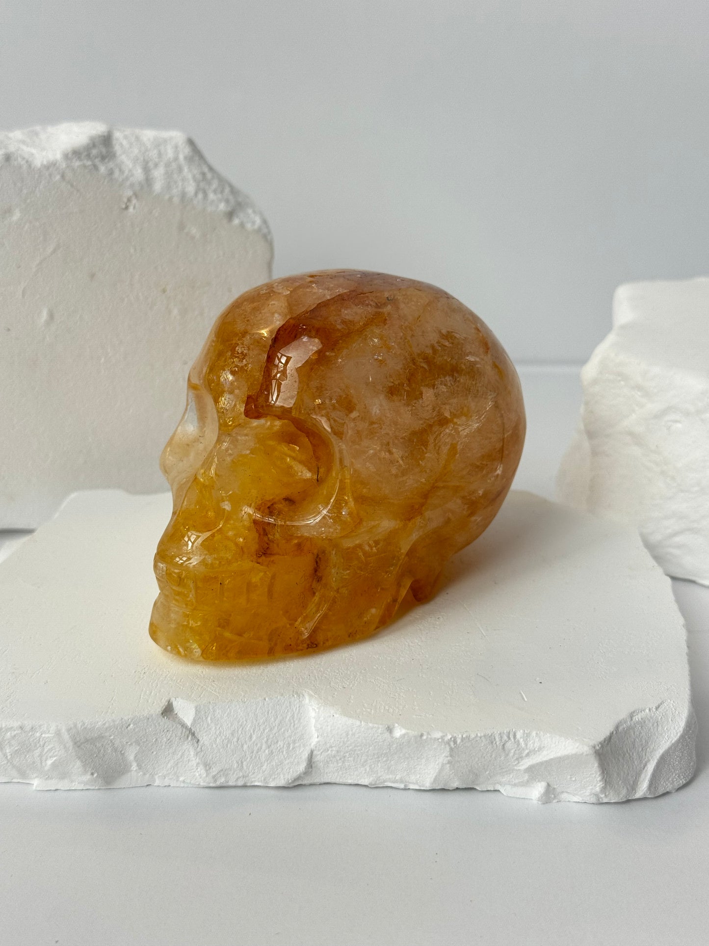 Golden Healer – Skull Carving