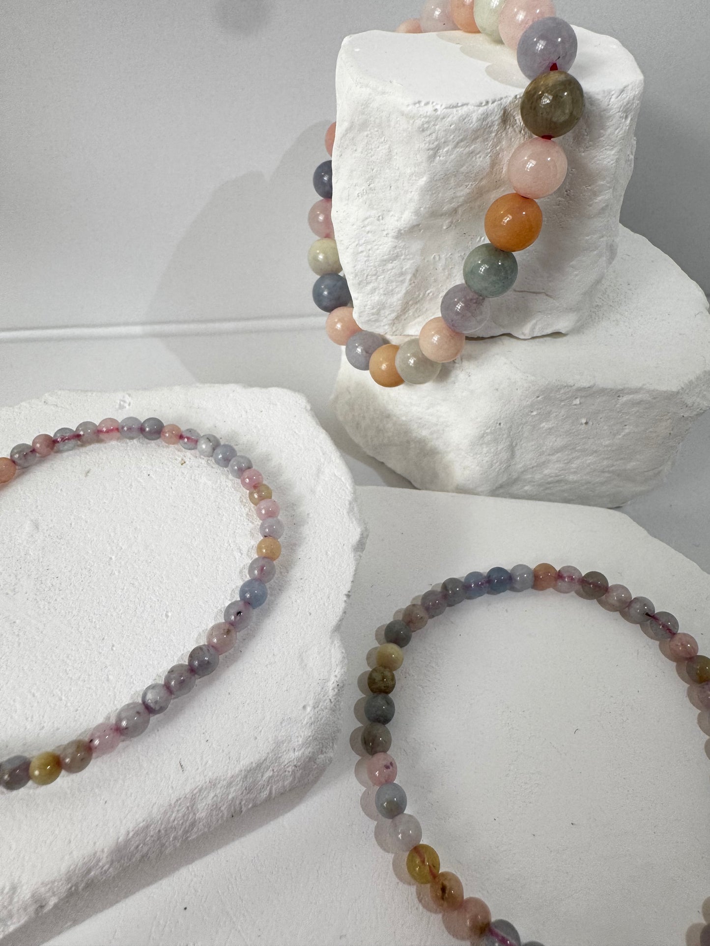 Morganite Bracelet – “If you seek true heart connection, soul love, and emotional balance”