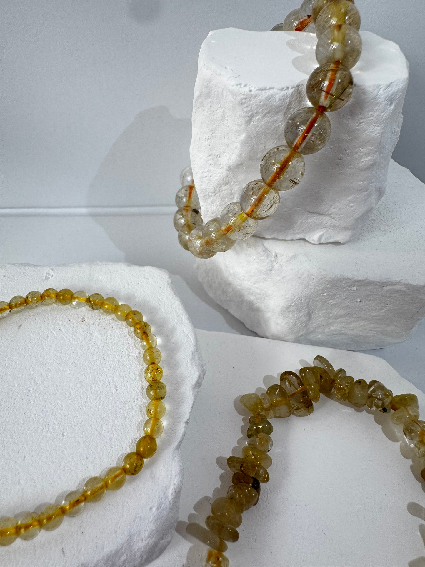 Rutilquarz (Gold) Armband – „Wenn du Klarheit, kosmische Verbindung und innere Ausrichtung suchst“