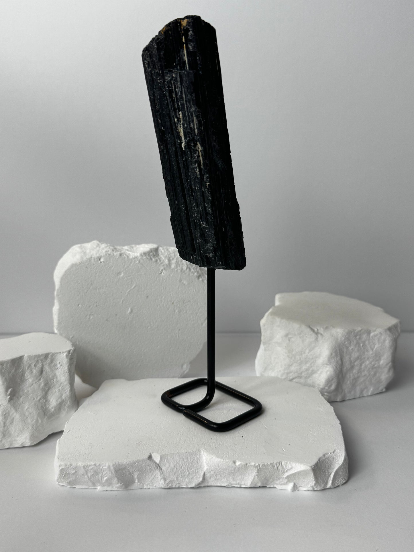 Schorl (Black Tourmaline) – on a pedestal
