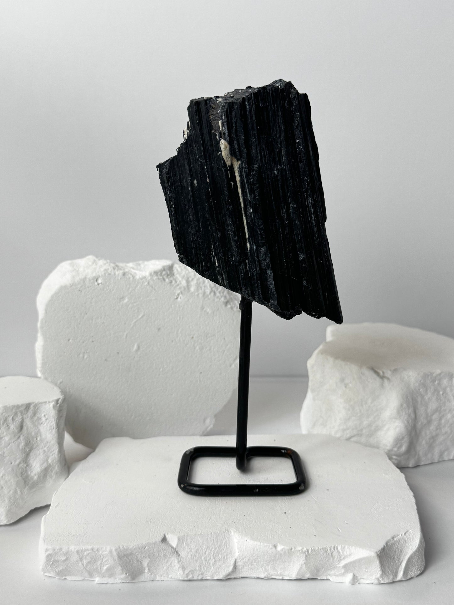 Schorl (Black Tourmaline) – on a pedestal