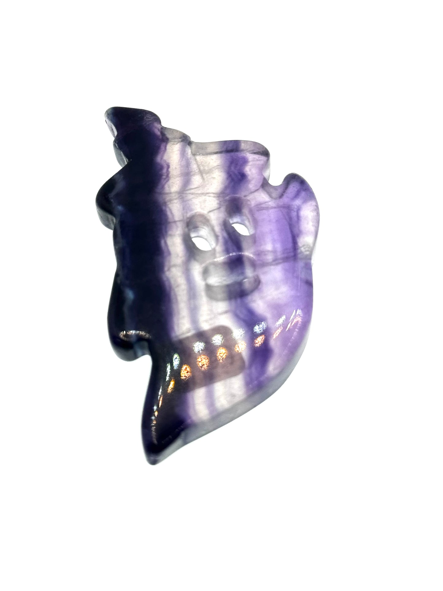 👻 Fluorit Geist – Flaches Carving