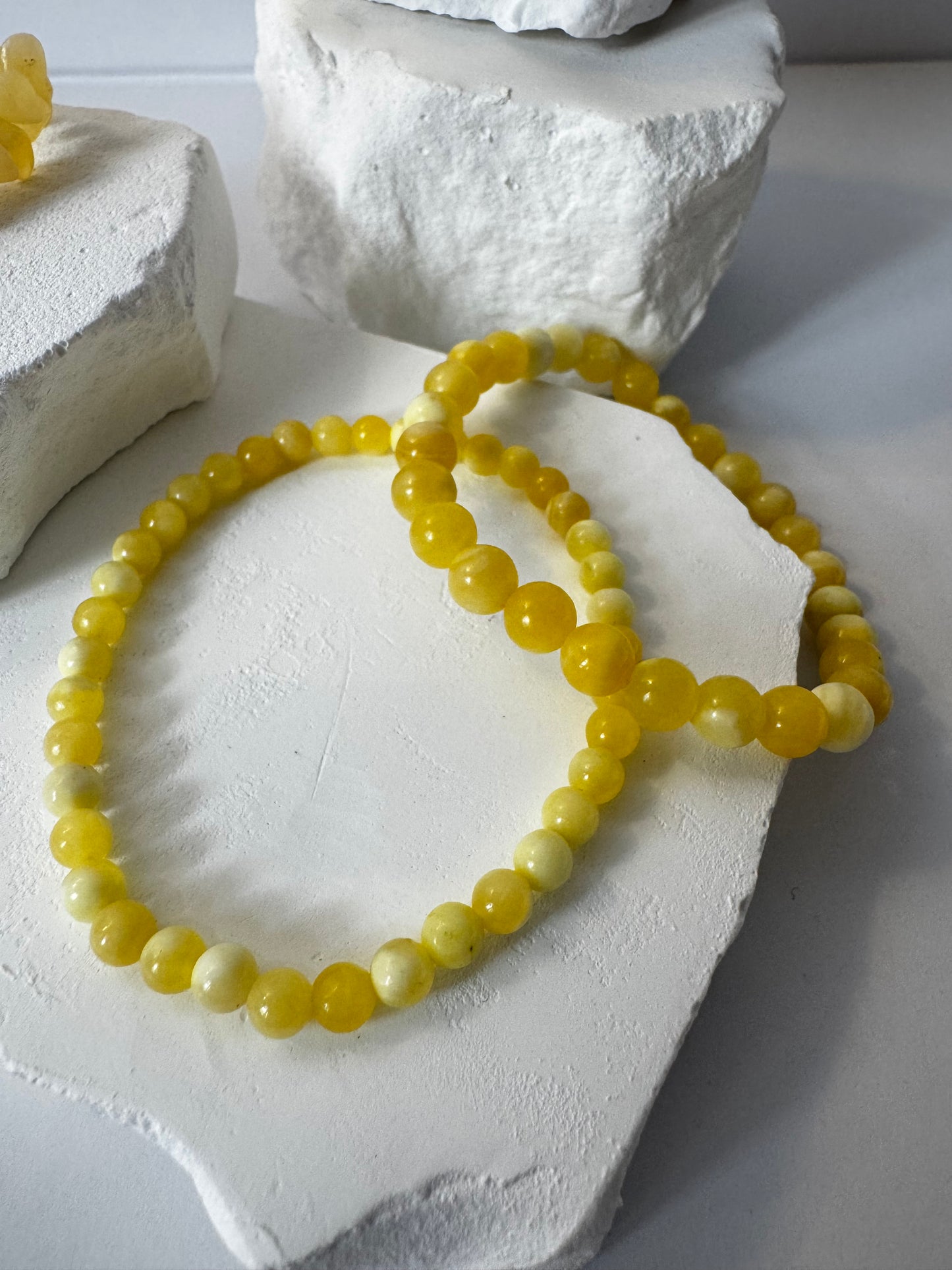 Oranger Kalzit Armband – „Sonnenglanz für deine Seele“