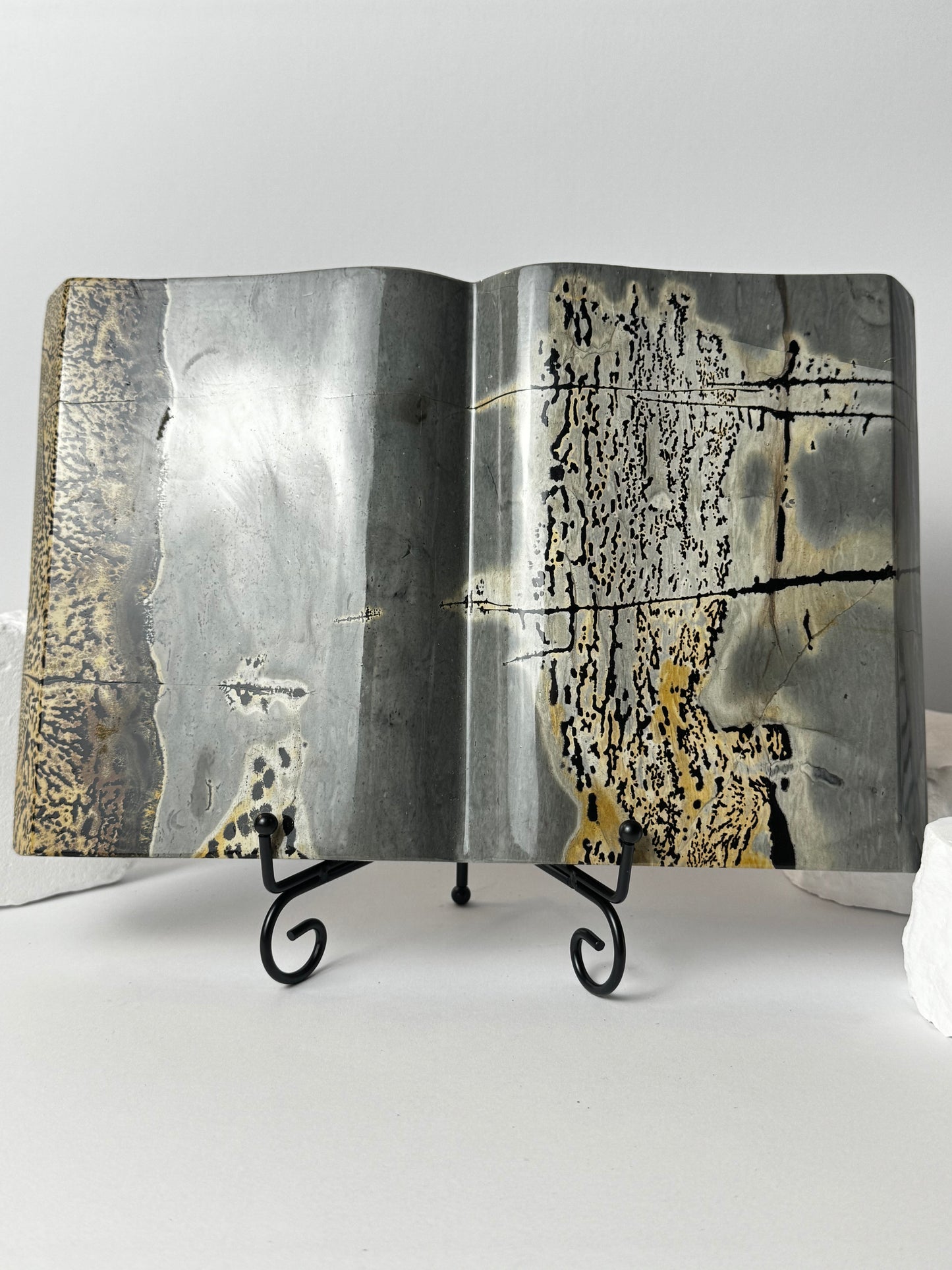 Picture Stone - Book Carving