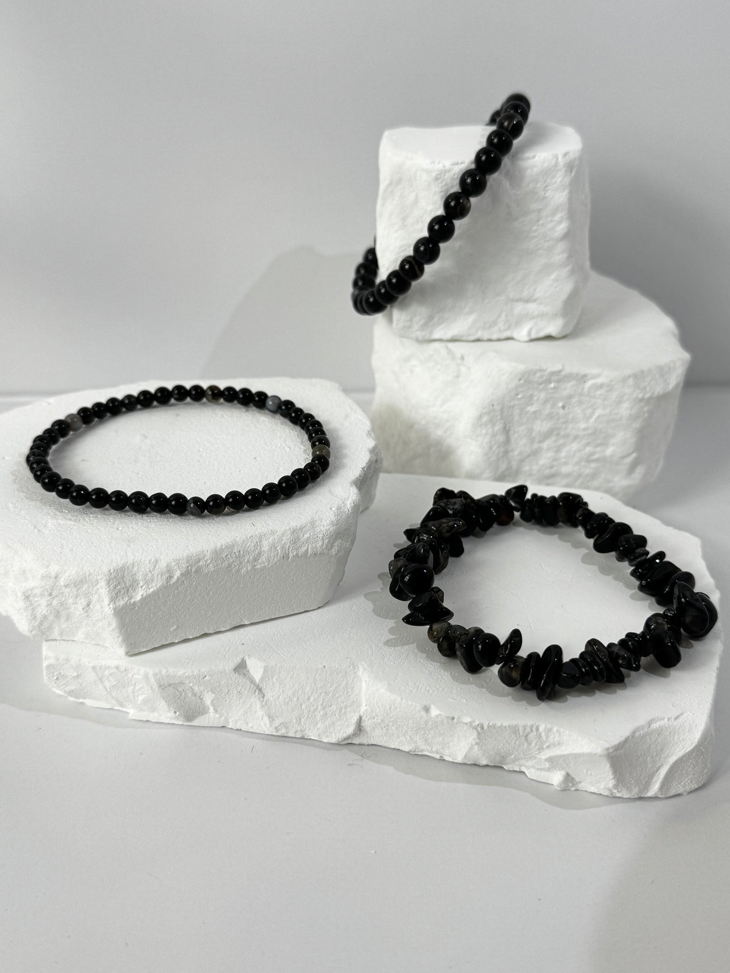 Black Agate Bracelet – “When you need protection, grounding, and inner stability”