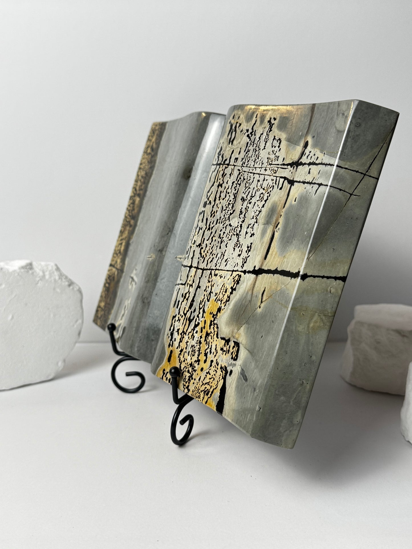 Picture Stone - Book Carving