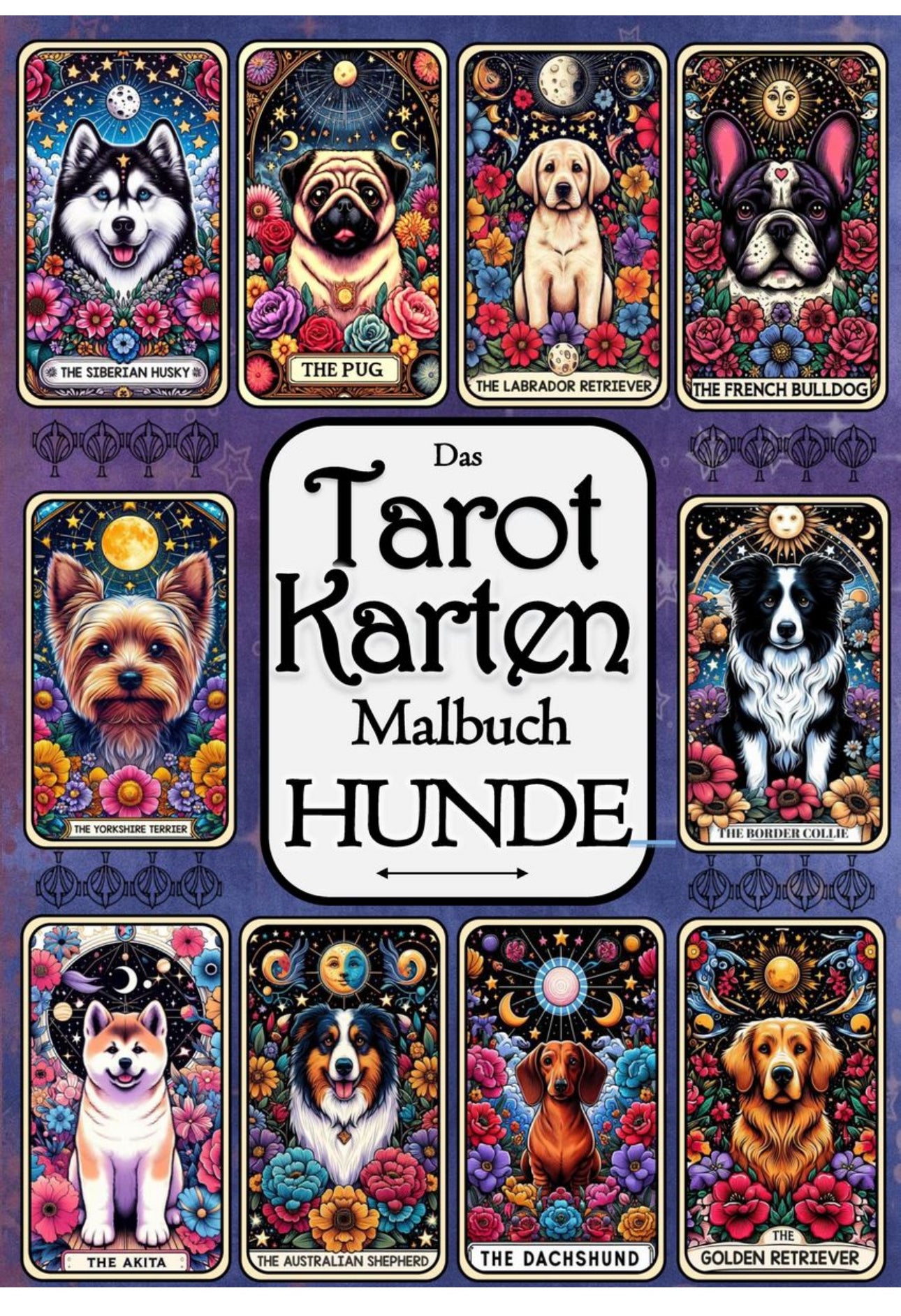 The Tarot Card Coloring Book – Dogs – Coloring Book