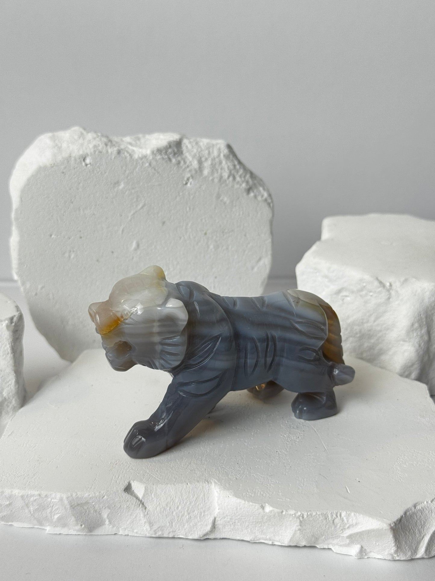 Achat – Tiger Carving verschiedene Varianten