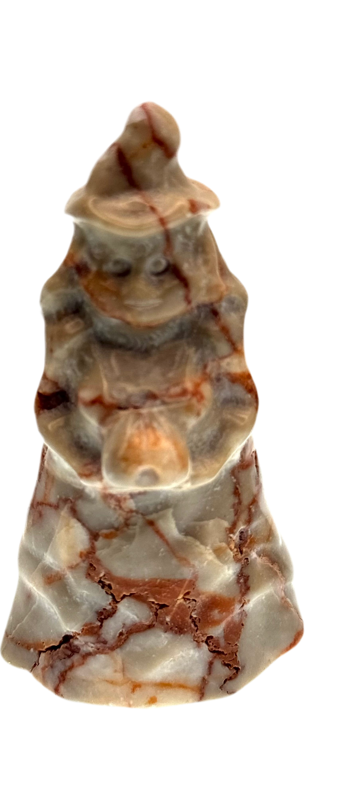 🕯️ Roter Venen Jaspis Set – Carvings