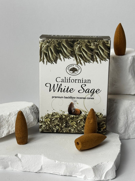 Californian White Sage – Backflow Incense Cones