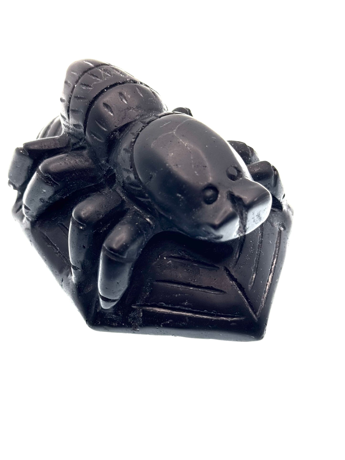 🕷️ Obsidian Spinne – Carving