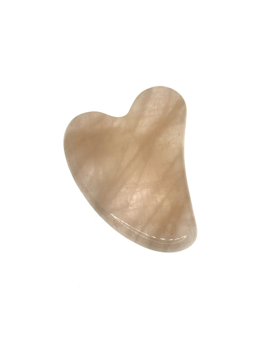 🌷 Rosenquarz Gua Sha – Selbstliebe & natürliche Schönheit
