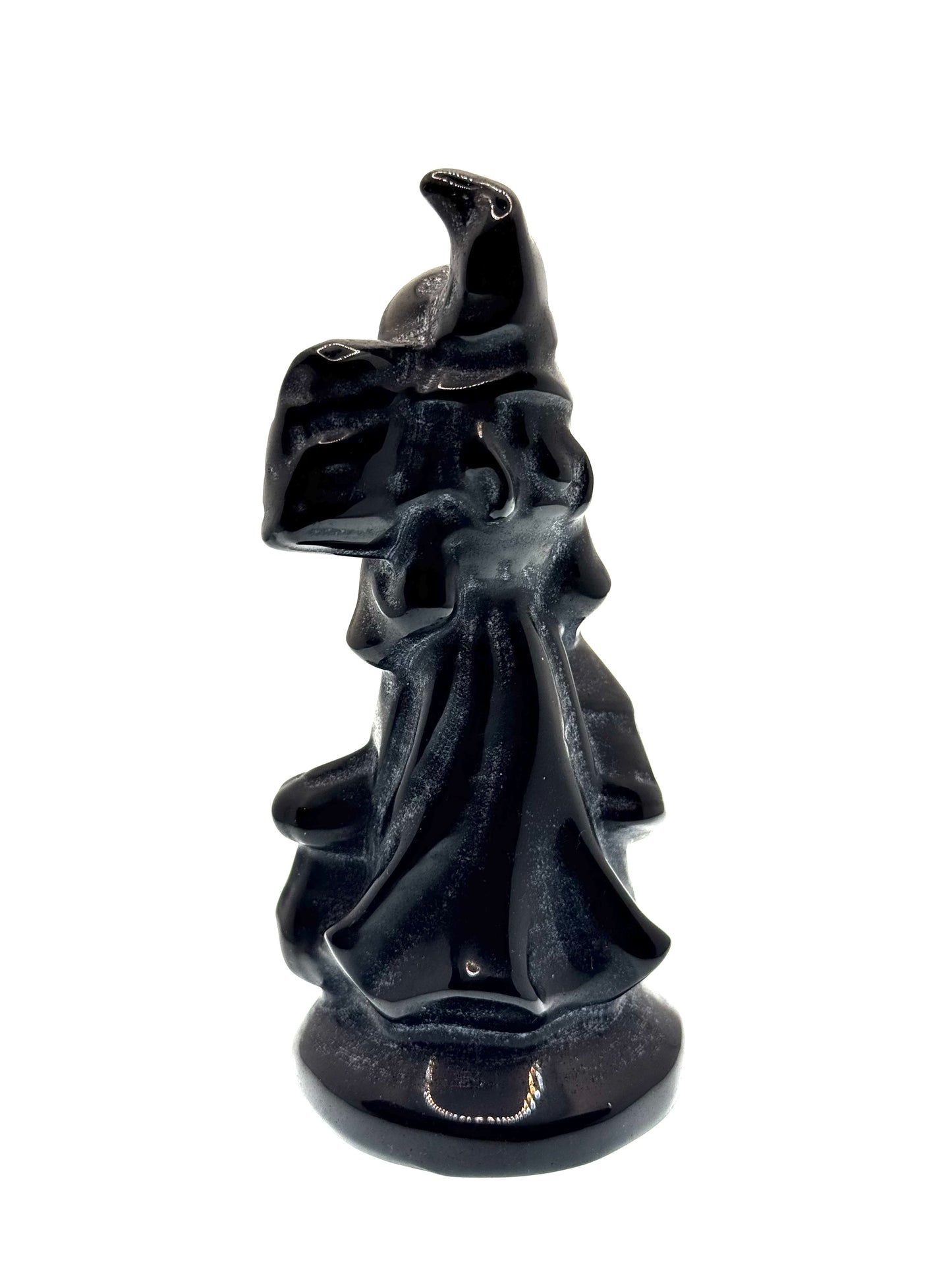 🖤 Obsidian Hexe – Carving