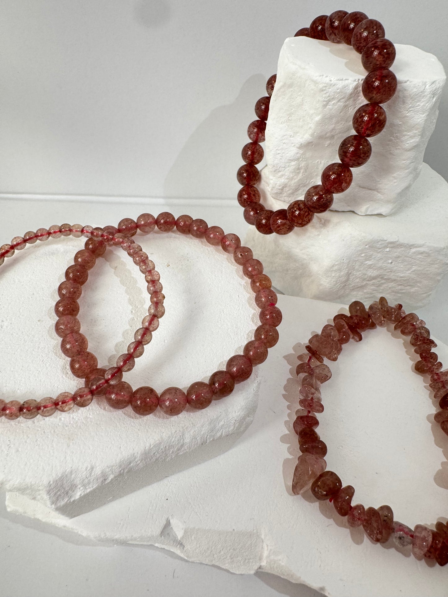 Strawberry Quartz Bracelet – “When you want to remember the love within you”
