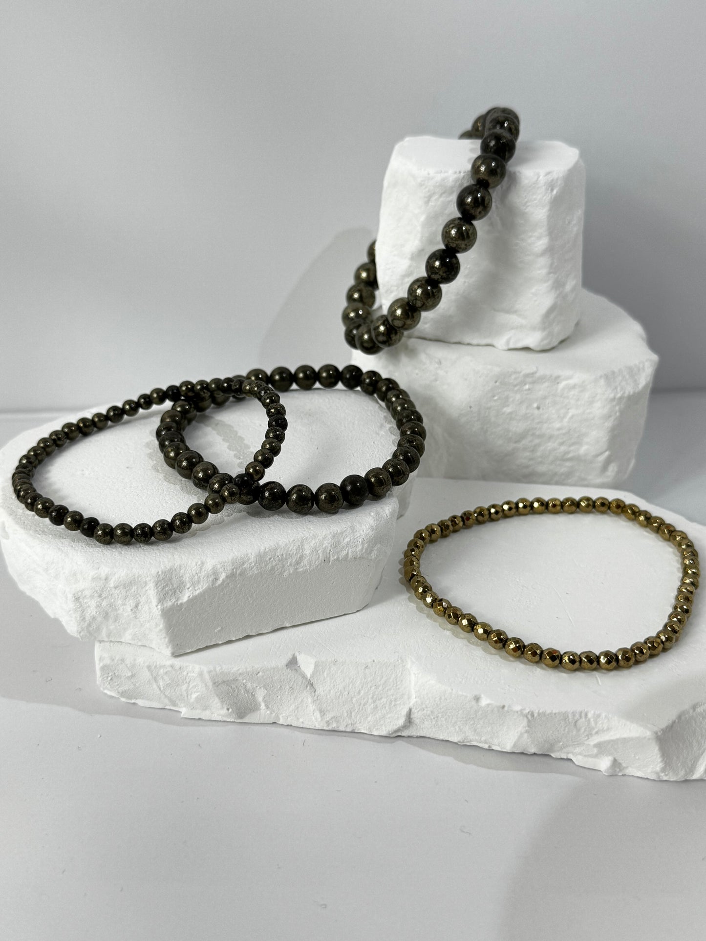 Pyrit Armband – „Wenn Goldgeist dich stärkt“