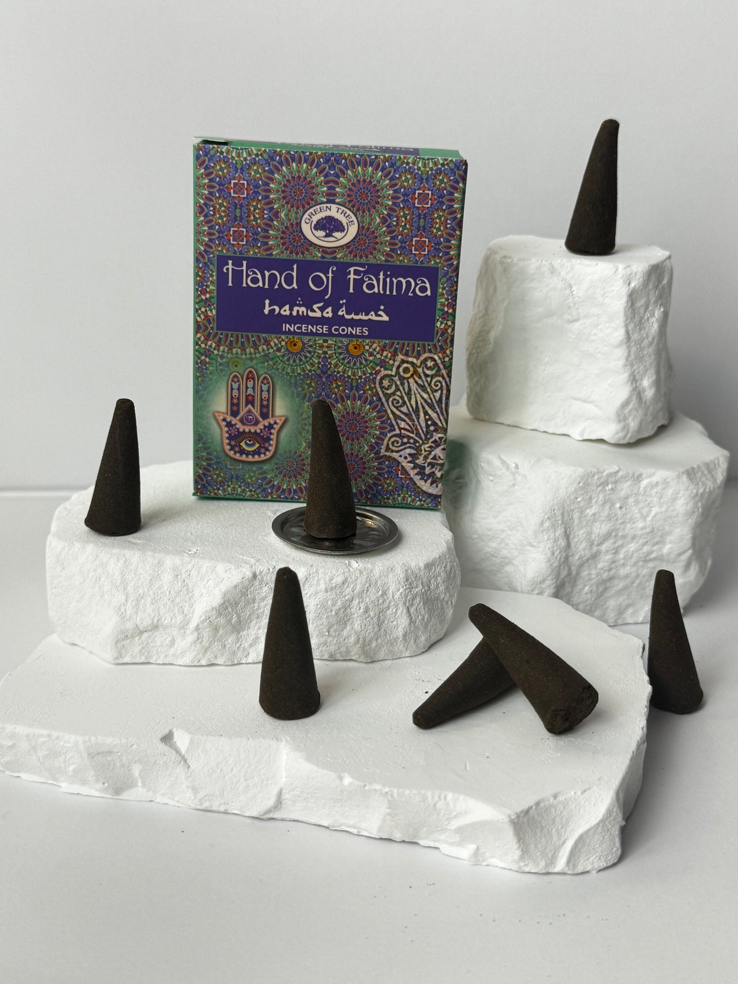Hand of Fatima – Incense cones for protection &amp; harmony