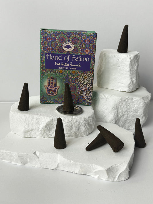 Hand of Fatima – Incense cones for protection &amp; harmony