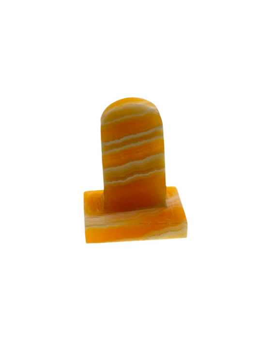 ⚰️ Oranger Kalzit Sarg – Carving