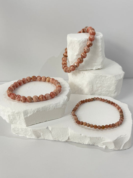 Rhodocrosite Armband – „Wenn du tiefe Selbstliebe, emotionale Heilung und Versöhnung mit deinem inneren Kind suchst“