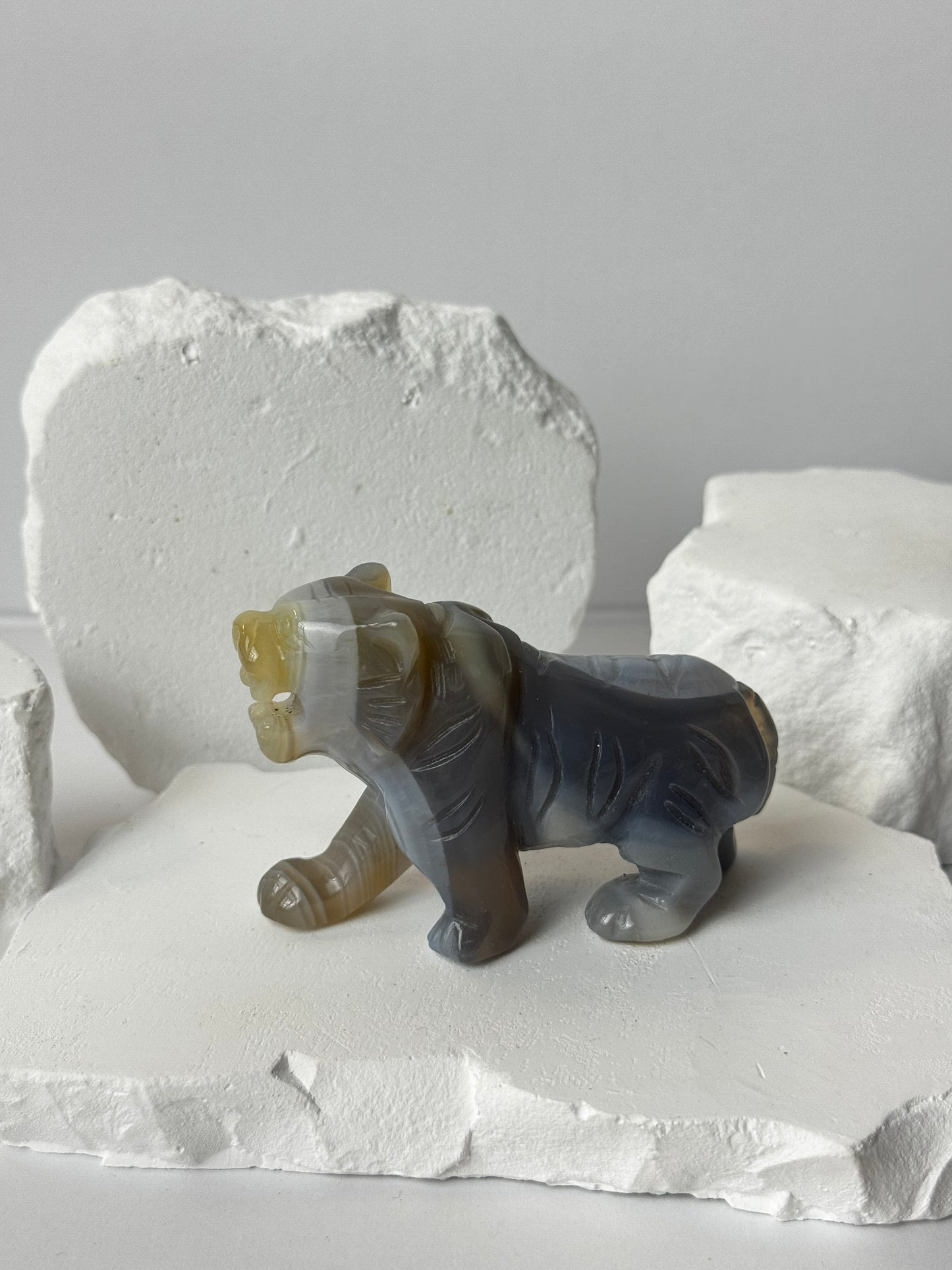 Achat – Tiger Carving verschiedene Varianten