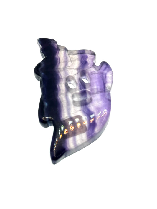 👻 Fluorit Geist – Flaches Carving