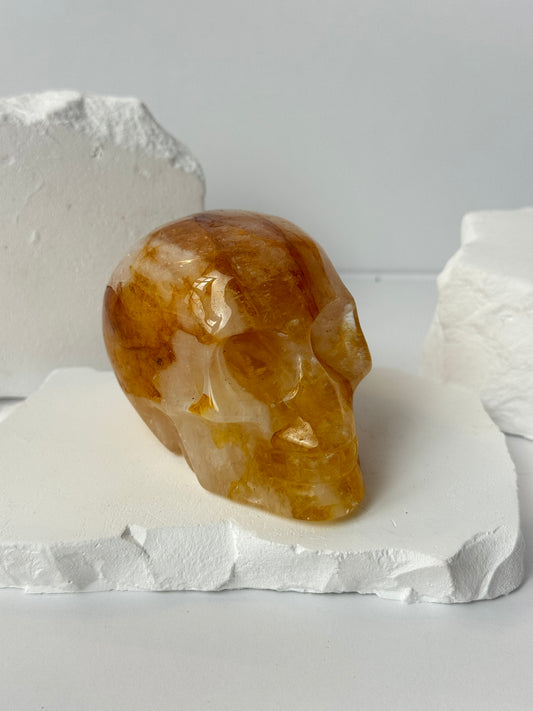 Golden Healer – Skull Carving