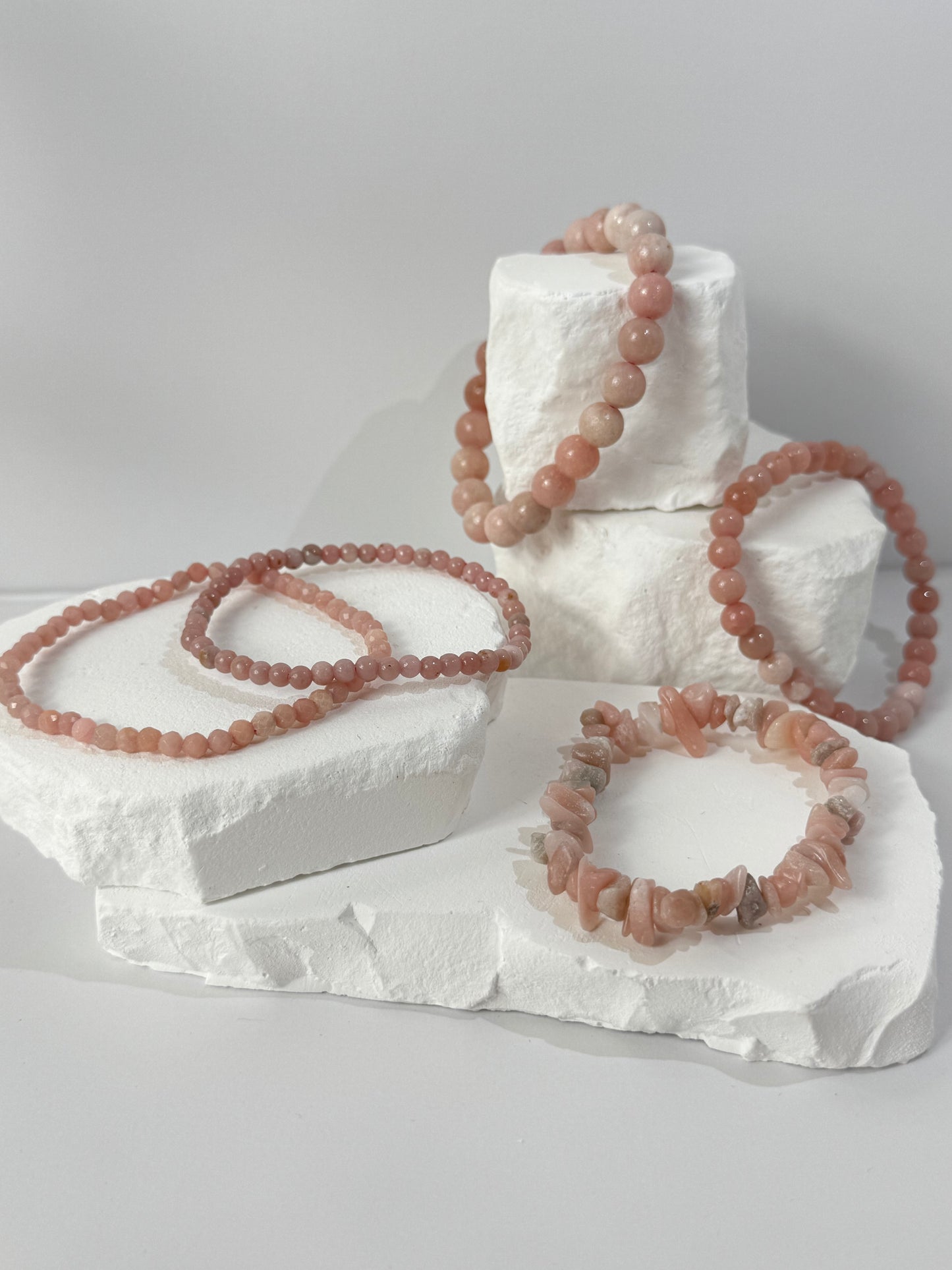 Pinker Opal Armband – „Wenn dein Herz Heilung braucht und du dich mit liebevoller Selbstannahme umhüllen möchtest“