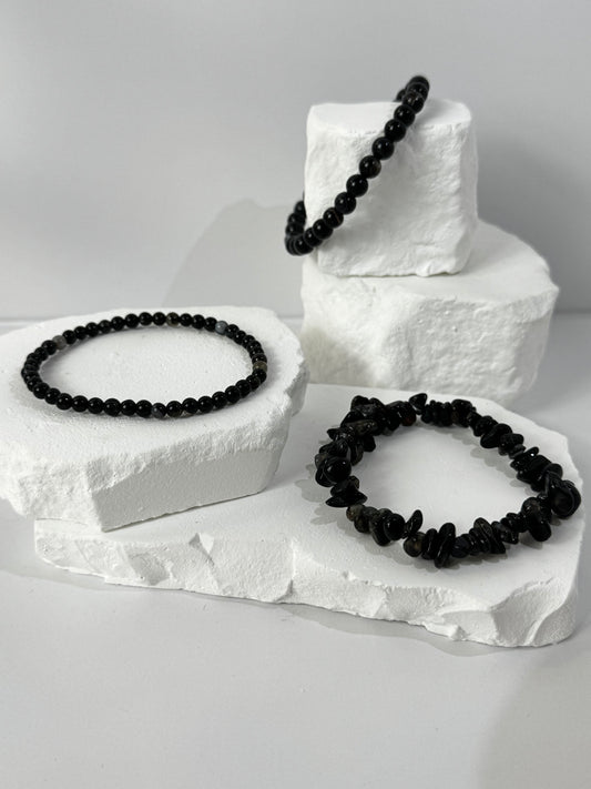 Black Agate Bracelet – “When you need protection, grounding, and inner stability”