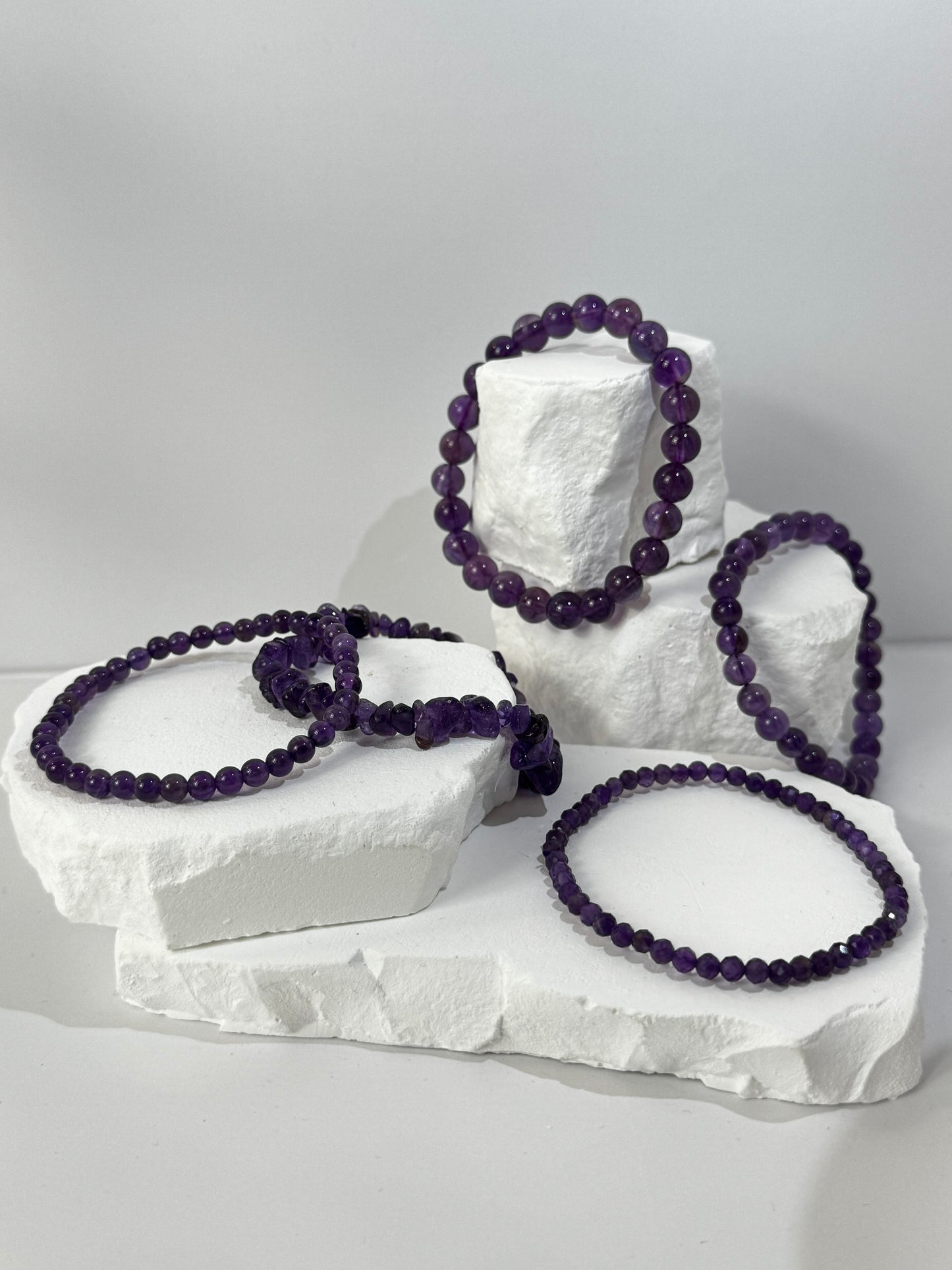Amethyst (dark) bracelet – “When you find yourself in the depths”