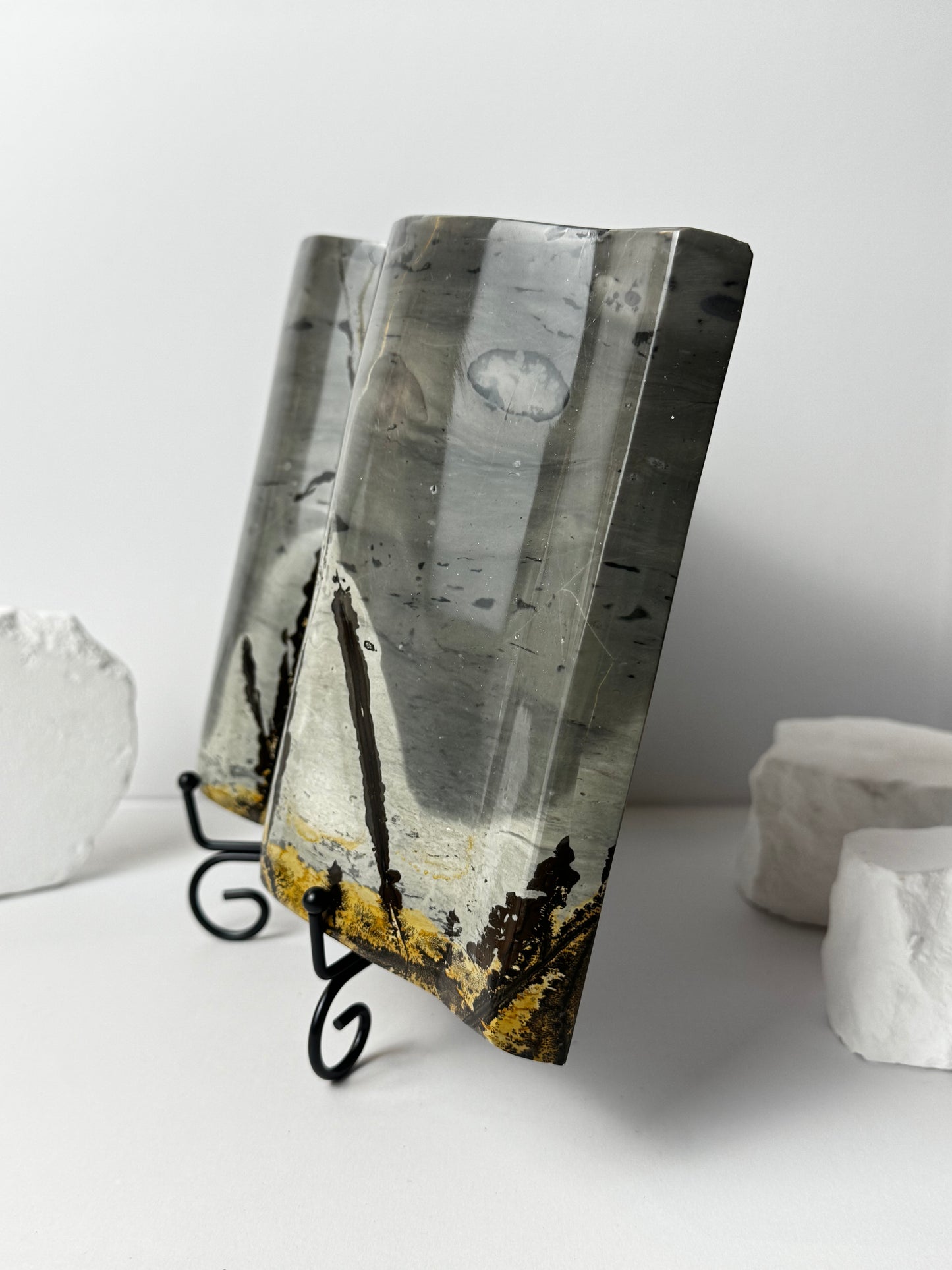 Picture Stone - Book Carving