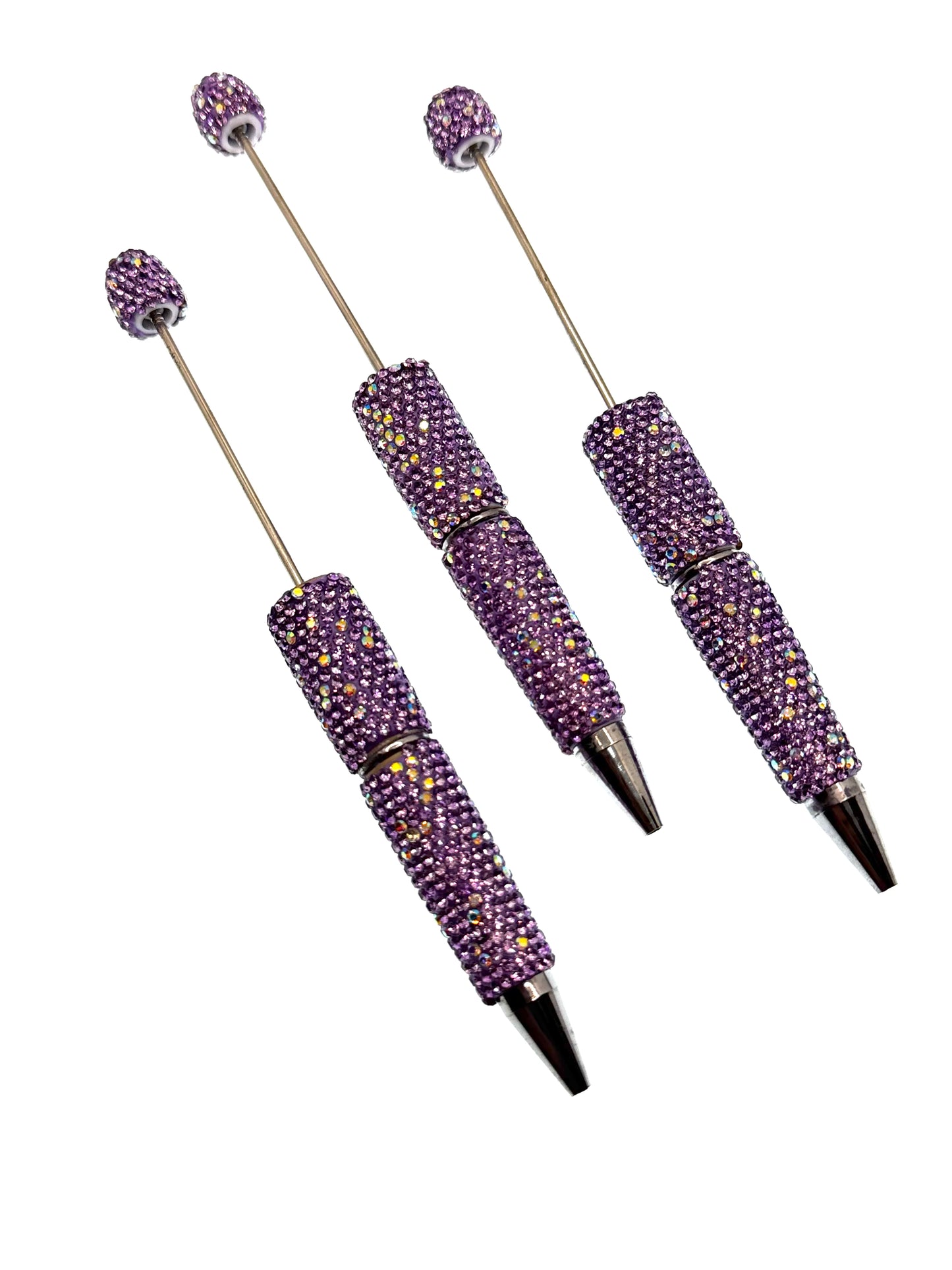 Rhinestone Pen Rosa/ Lila Farben