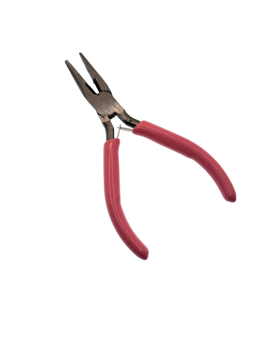 Spitzzange Rosa Griff – DIY Schmuck & Bead Tool