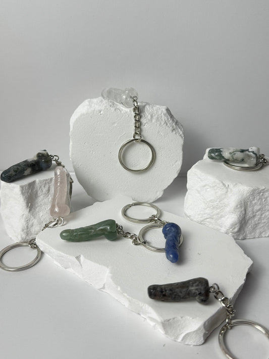 Mystery Crystal Phallus Keychain – Intuitive Selection