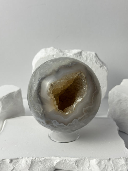 Druzy Agate Sphere
