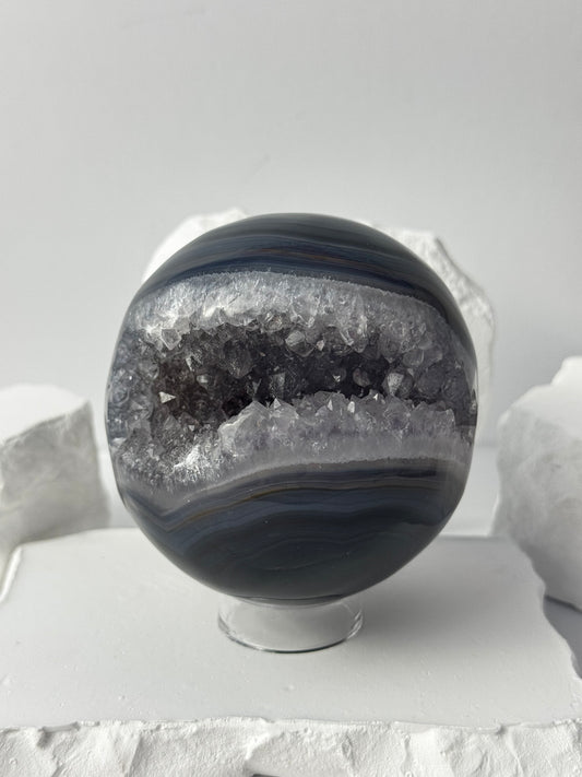 Druzy Agate Sphere