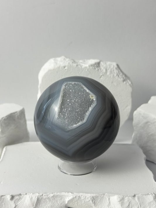 Druzy Agate Sphere